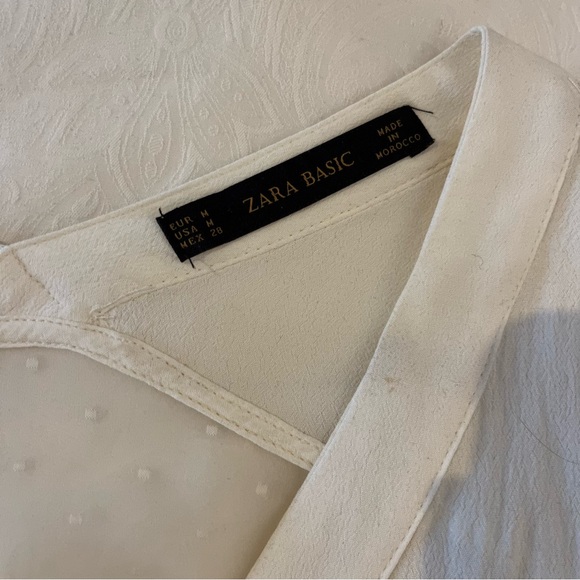 Zara blouse with see through back - Picture 6 of 6